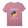 Python Powered Logo T-Shirt für Programmierer, Informatiker & Softwareentwickler – Perfekt für Tech-Geeks & Coding-Enthusiasten