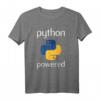 Python Powered Logo T-Shirt für Programmierer, Informatiker & Softwareentwickler – Perfekt für Tech-Geeks & Coding-Enthusiasten