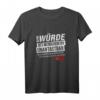 Grundgesetz Artikel 1 - Die Würde des Menschen ist unantastbar T-Shirt für Solidarität, Toleranz & gesellschaftlichen Einsatz