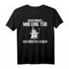 Lustiges T-Shirt mit Spruch 'Man bringe mir eine Tür - Ich möchte gehen' – Witziges Design für Männer, klassisch geschnitten
