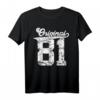 Original 1981 College 42. Geburtstag T-Shirt – Vintage Jahrgang 1981 Geschenk & Party Outfit für 42-Jährige