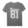 Original 1981 College 42. Geburtstag T-Shirt – Vintage Jahrgang 1981 Geschenk & Party Outfit für 42-Jährige