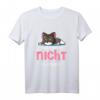 Katzen Ich schnarche nicht, ich schnurre Damen T-Shirt - Bequeme Schlafbekleidung mit süßer Katzen-Motiv, perfekt als Geschenk zu Weihnachten und Geburtstag