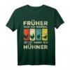 Früher war ich normal jetzt habe ich Hühner T-Shirt – Lustiges Tiermotiv für Hühnerfans und Hühnerzüchter