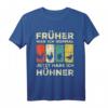 Früher war ich normal jetzt habe ich Hühner T-Shirt – Lustiges Tiermotiv für Hühnerfans und Hühnerzüchter