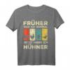 Früher war ich normal jetzt habe ich Hühner T-Shirt – Lustiges Tiermotiv für Hühnerfans und Hühnerzüchter