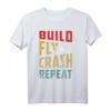 Drohne T-Shirt für Quadcopter Drohnenpiloten - Für Frauen, Männer & Kinder, Perfekt für FPV & Drohnenrennen
