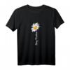 Stay Positiv Gänseblümchen T-Shirt – Motivations-Shirt für Frauen, Frühling & Sommer, Perfekt als Geschenk für Mutter, Freundin oder Frau