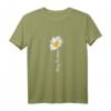 Stay Positiv Gänseblümchen T-Shirt – Motivations-Shirt für Frauen, Frühling & Sommer, Perfekt als Geschenk für Mutter, Freundin oder Frau