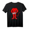 Lustiges Teufel Dämon Satan Last Minute Halloween Kostüm T-Shirt – Perfekt für Halloween Partys & kurzfristige Verkleidungen