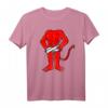 Lustiges Teufel Dämon Satan Last Minute Halloween Kostüm T-Shirt – Perfekt für Halloween Partys & kurzfristige Verkleidungen
