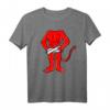 Lustiges Teufel Dämon Satan Last Minute Halloween Kostüm T-Shirt – Perfekt für Halloween Partys & kurzfristige Verkleidungen