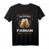 Personalisiertes Fabian T-Shirt zum Geburtstag – Lustiges Geschenk für Männer und Jungen mit Namen Fabian