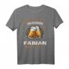Personalisiertes Fabian T-Shirt zum Geburtstag – Lustiges Geschenk für Männer und Jungen mit Namen Fabian