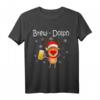 Brew Dolph Rentier Bier Rudolph Ugly Christmas T-Shirt – Lustiges Weihnachtshemd für Damen, Herren, Kinder & Bierliebhaber als Geschenkidee