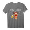 Brew Dolph Rentier Bier Rudolph Ugly Christmas T-Shirt – Lustiges Weihnachtshemd für Damen, Herren, Kinder & Bierliebhaber als Geschenkidee