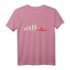 Kajak Evolution Kajakfahrer Kajaker Kayak Entwicklung T-Shirt – Geschenkidee für Wassersportler Männer & Frauen