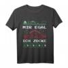 Weihnachten? Mir egal, ich zocke! Ugly Christmas Gamer T-Shirt – Perfektes Geschenk für Zocker zu Weihnachten & Nikolaus