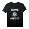 Home Office TShirt Geschenk für Männer und Frauen mit Sheriff-Motiv - Lustiges Arbeitsshirt im Vintage Used Look für Heimarbeit & Kollegen