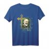 Heiliges Gebet-Kreuz-Geschenke Padre Pio T-Shirt für Katholiken - Perfekt für Kommunion, Taufe, Konfirmation & religiöse Festtage