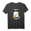 Lustiges Katzen-tragende Sonnenbrillen Saxophon spielt T-Shirt – Perfektes Geschenk für Musiker, Saxophonisten und Katzenliebhaber zu Geburtstagen & Weihnachten