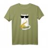Lustiges Katzen-tragende Sonnenbrillen Saxophon spielt T-Shirt – Perfektes Geschenk für Musiker, Saxophonisten und Katzenliebhaber zu Geburtstagen & Weihnachten