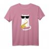 Lustiges Katzen-tragende Sonnenbrillen Saxophon spielt T-Shirt – Perfektes Geschenk für Musiker, Saxophonisten und Katzenliebhaber zu Geburtstagen & Weihnachten