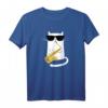 Lustiges Katzen-tragende Sonnenbrillen Saxophon spielt T-Shirt – Perfektes Geschenk für Musiker, Saxophonisten und Katzenliebhaber zu Geburtstagen & Weihnachten
