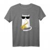 Lustiges Katzen-tragende Sonnenbrillen Saxophon spielt T-Shirt – Perfektes Geschenk für Musiker, Saxophonisten und Katzenliebhaber zu Geburtstagen & Weihnachten