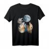 Drei Opossum Heulen auf Mond - Lustiges Opossum Liebhaber Kostüm T-Shirt für Männer, Frauen & Kinder als Geschenk