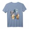 Drei Opossum Heulen auf Mond - Lustiges Opossum Liebhaber Kostüm T-Shirt für Männer, Frauen & Kinder als Geschenk