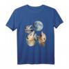 Drei Opossum Heulen auf Mond - Lustiges Opossum Liebhaber Kostüm T-Shirt für Männer, Frauen & Kinder als Geschenk