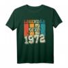 Legendär Seit 1972 Geburtstag Geschenk 1972 T-Shirt - Perfektes Jubiläums- und Geburtstagsgeschenk für 50-Jährige