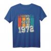 Legendär Seit 1972 Geburtstag Geschenk 1972 T-Shirt - Perfektes Jubiläums- und Geburtstagsgeschenk für 50-Jährige