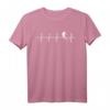 Skifahren Herzschlag T-Shirt – Perfektes Geschenk für Skifahrer, die ihr Herz für den Wintersport schlagen