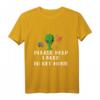 Alien T-Shirt Herren Damen Kinder Außerirdisch Ufo Weltall - Klassisch geschnittenes Space-Shirt mit Fliegender Untertasse