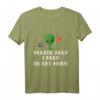 Alien T-Shirt Herren Damen Kinder Außerirdisch Ufo Weltall - Klassisch geschnittenes Space-Shirt mit Fliegender Untertasse