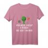 Alien T-Shirt Herren Damen Kinder Außerirdisch Ufo Weltall - Klassisch geschnittenes Space-Shirt mit Fliegender Untertasse