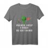Alien T-Shirt Herren Damen Kinder Außerirdisch Ufo Weltall - Klassisch geschnittenes Space-Shirt mit Fliegender Untertasse