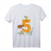 Kinder Geburtstagsshirt 5 Jahre Junge Dinosaurier Dino T-Shirt - Lustiges Dino T-Shirt für den besonderen Geburtstag