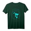 Flat Earth T-Shirt mit Gleasons Standardkarte – Provokatives Design mit flacher Erde für Verschwörungstheoretiker