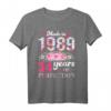 Made in 1989 34. Geburtstag Geschenk für Frau und Mann - Vintage T-Shirt als limitierte Edition zum Geburtstag
