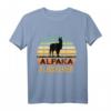 Alpaka Flüsterer Lustiges Lama Retro T-Shirt – Perfekt für Tierliebhaber, Landwirte & Lama-Fans als Geschenk