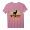 Alpaka Flüsterer Lustiges Lama Retro T-Shirt – Perfekt für Tierliebhaber, Landwirte & Lama-Fans als Geschenk