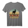 Alpaka Flüsterer Lustiges Lama Retro T-Shirt – Perfekt für Tierliebhaber, Landwirte & Lama-Fans als Geschenk