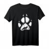 Fuchs Silhouette Fußabdruck T-Shirt für Umweltschutz & Klimaschutz - Unterstütze Naturschutz & Demo-Aktionen