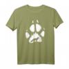 Fuchs Silhouette Fußabdruck T-Shirt für Umweltschutz & Klimaschutz - Unterstütze Naturschutz & Demo-Aktionen