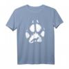 Fuchs Silhouette Fußabdruck T-Shirt für Umweltschutz & Klimaschutz - Unterstütze Naturschutz & Demo-Aktionen