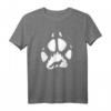 Fuchs Silhouette Fußabdruck T-Shirt für Umweltschutz & Klimaschutz - Unterstütze Naturschutz & Demo-Aktionen