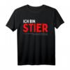 Stier Sternzeichen T-Shirt mit lustigem Spruch – Geburtstagsgeschenk für Stier-Geborene, Freunde & Familie